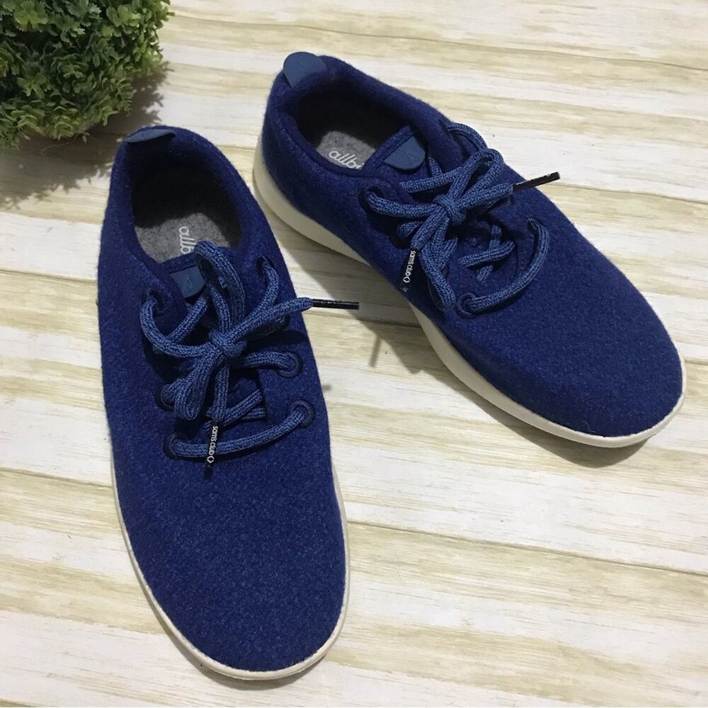 Allbirds‎ Limited Edition Sams Club Blue Wool Runners Sneakers Shoes Size 8